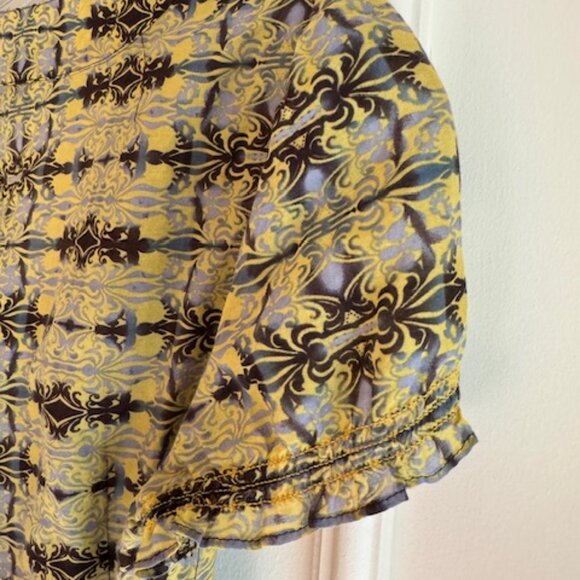 Soft short-sleeved patterned shirt - Picture 4 of 6